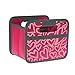 Produktbild meori Faltbox Mini in Pink mit Motiv Herz  Kleine Klappbox mit Griffen  Geschenkidee und Allzweck Aufbewahrungslösung - A100315 - 16,5 x 12,5 x 14 cm