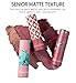 AKARY Matte Nude Lipstick, Bold & Intense Nudes Paper Tube Lipsticks Smooth Velvety Lip Gloss, Long Lasting Lip Stick Non-Stick Cup Not Fade Nude Lip Stick, Senior Matte Lip Makeup Gifts for Women and Girls