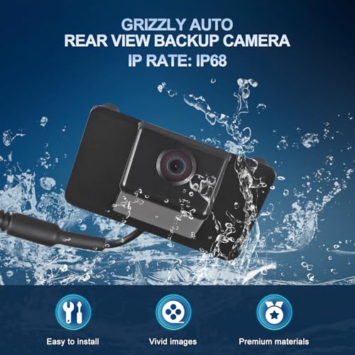 Image of Rear View Backup Camera Parking Assist Camera for Chevy Suburban 1500 2500 Tahoe, for GMC Yukon XL 1500 2500 4.8L 5.3L 6.0L 6.2L, for Cadillac Escalade ESV 07-08 6.2L V8, Replace 15173619 15752925
