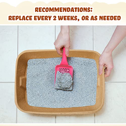 Tessco TESSCO-INDOOR OUTDOOR-964 5 Pack Small Disposable Litter Kitten Box Disposable Cat Litter Tray Paper Cat Litter Box thumb #5
