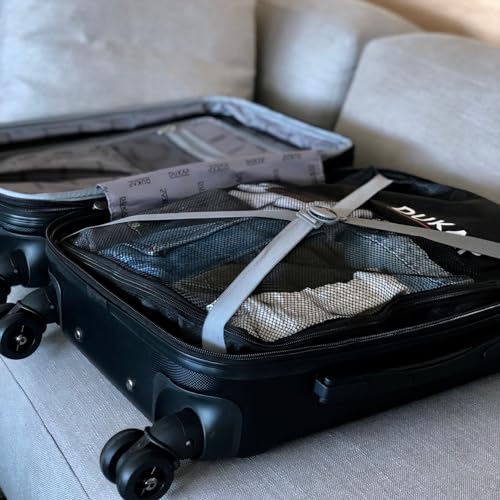 DUKAP INTELY Hardside Luggage Set with Spinner Wheel | Spacious Travel Suitcases with TSA Lock and Ergonomic GEL Handle | 3 Piece Set (20"/28"/32") | Black4