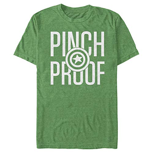 T-shirt Captain America taille XL vert pour éviter les pincements de la Saint-Patrick