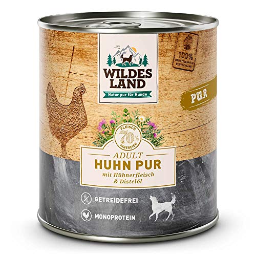 Wildes Land - Probierpaket - 6 x 800 g - Hundefutter - Nassfutter