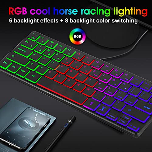 Teclado Gamer Sanpyl 64 Teclas RGB USB miniatura 4
