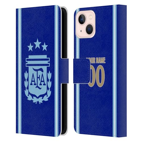 Coque Cuir Argentina iPhone 13 Head Case étui élégant aux couleurs de l'Albiceleste