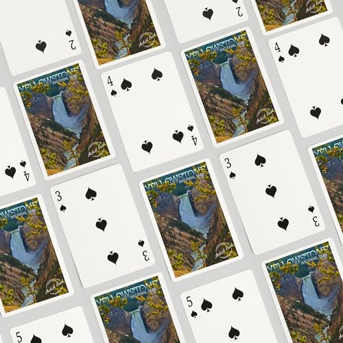 Baraja de naipes Poker Yellowstone National Park 52 cartas miniatura 4