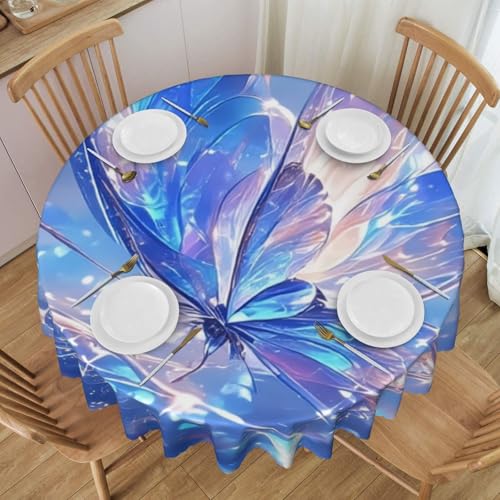 �~�`�e�[�u���N���X �N���X�^���o�^�t���C �k�� �e�[�u���J�o�[ ����h�~ ������� 152cm/60in �ۃe�[�u���E�e�B�[�e�[�u���E��Ɨp�e�[�u���Ή�