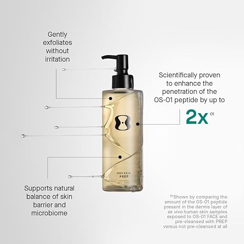 Miniatura 2 de OneSkin Limpiador facial PREP para exfoliar y apoyar el equilibrio de la piel, probado por dermatólogos y seguro para pieles sensibles
