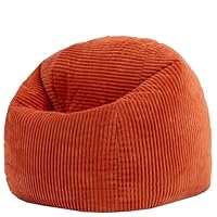 icon Kingston Kids Bean Bag, Corduroy, Kids Bean Bag Chair with Filling Included for Girls and Boys, Childrens Chair, Beanbags for Children, Playroom Décor, Bedroom Accessories