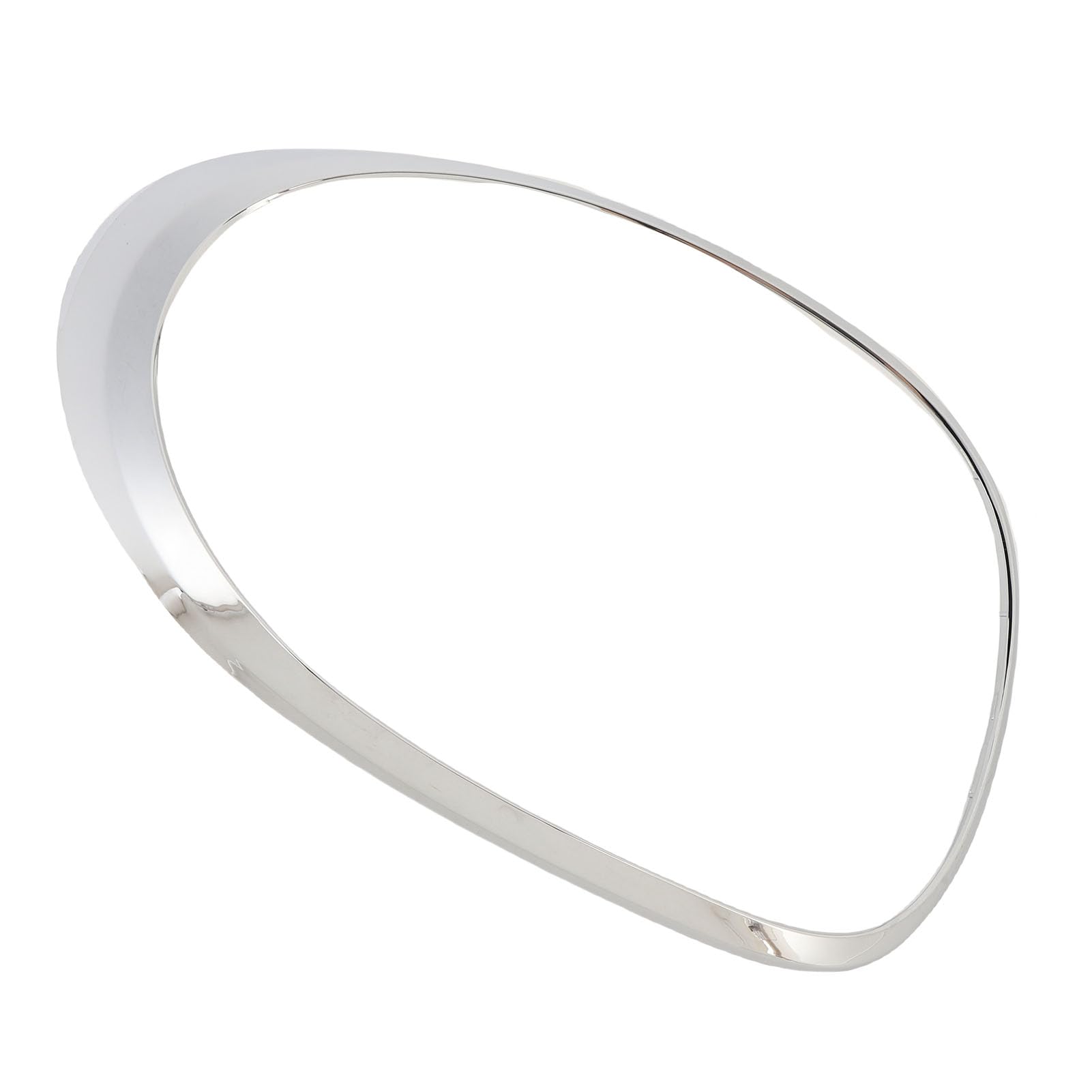 Qqmora Anello di Finitura del Fanale Posteriore Cromato Elegante Cornice Decorativa di Ricambio per Modelli 500L 2014 2018 Il Design in Plastica Ad Alta Resistenza Migliora la Pro (A sinistra:
