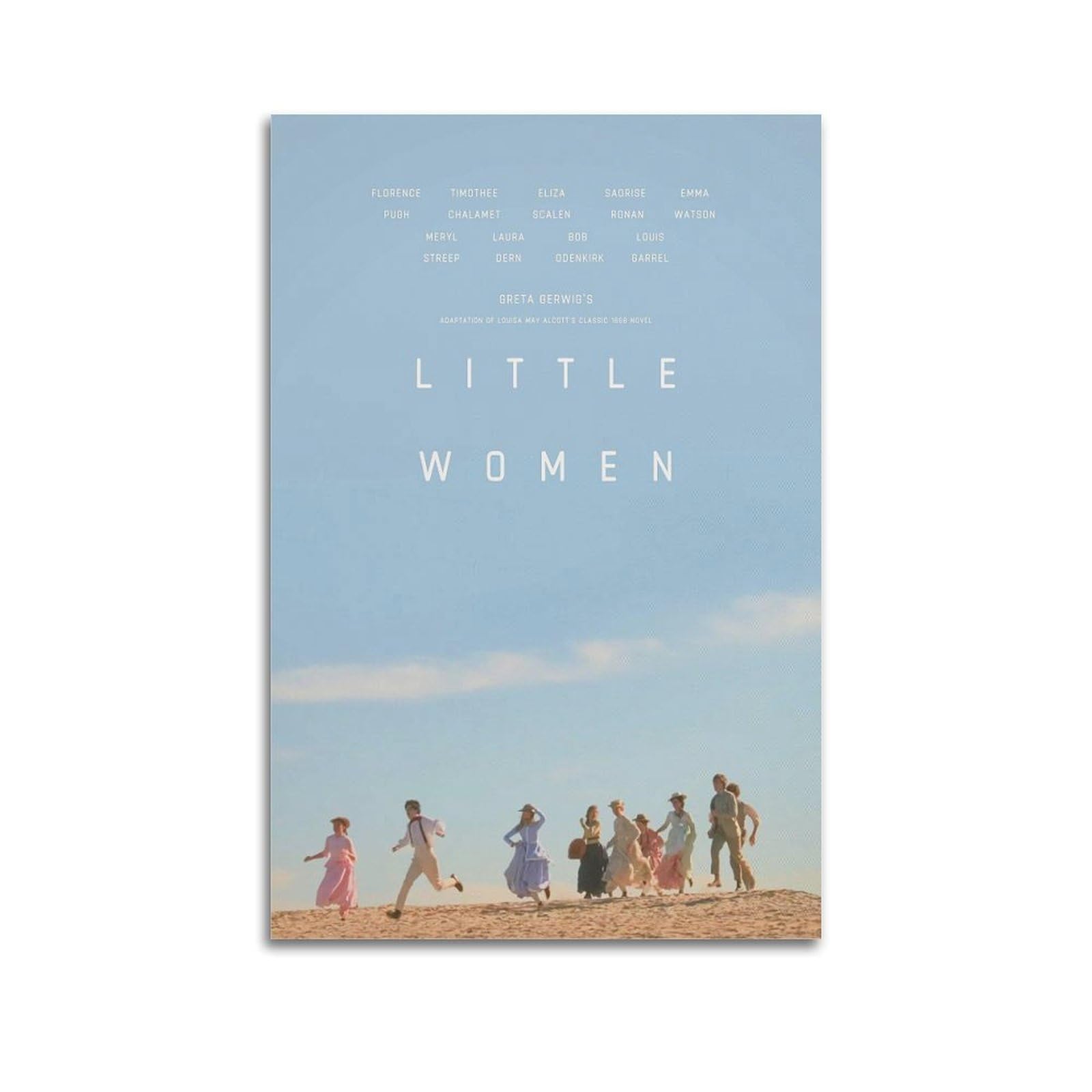 FDRPMHC Little Women Movie Canvas Wall Art Decor Living Room Modern Family Bedroom 12x18inch(30x45cm) Unframe-style