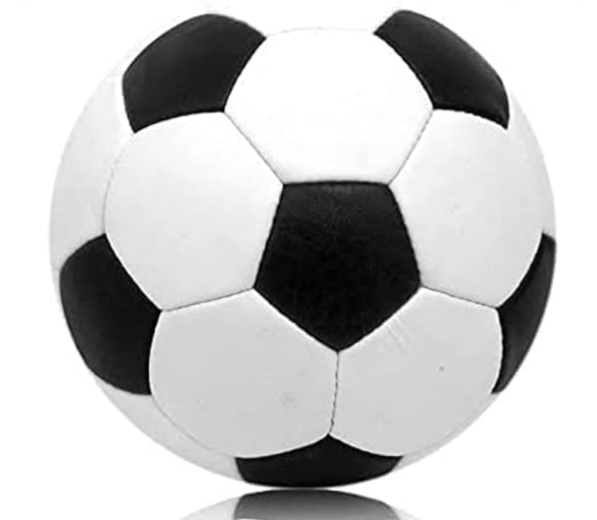 DAFFED Black&White Football with Pump (Size-5, Soccer) Pack of 1 with pin | Hand stitch quality material-image-33