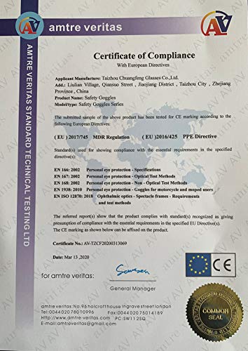 Bevi Safety Goggles Glasses Anti-Fog Protective Eye Shield with Vents for Droplet Infection Full Protection Chemical Eyewear for Home Laboratory Workplace
