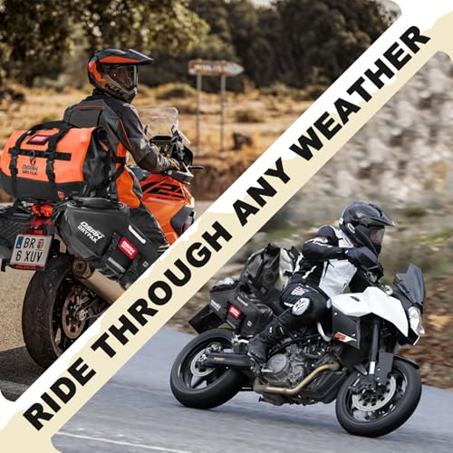 Image of OSAH DRYPAK Waterproof Duffel Bag 25L /40L /60L - Heavy-Duty Motorcycle Tail Bag, Roll-Top Dry Bag for Travel, Camping, Boating, Kayaking, Outdoor Adventure