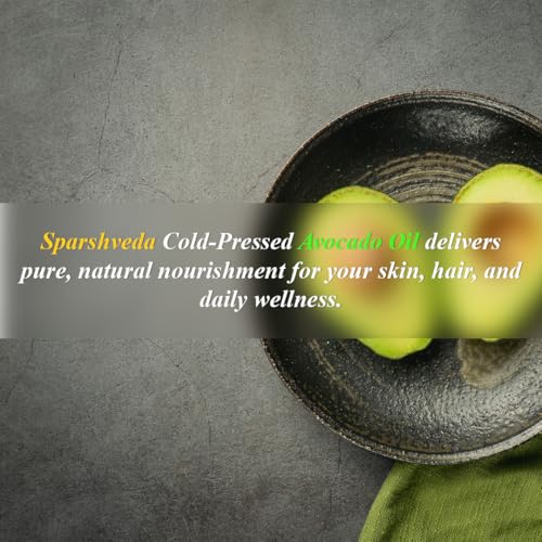 Image of Avocado Oil | 100% Pure Cold Pressed Carrier Oil for Deep Skin & Hair Moisturization | Rich in Vitamins A D E, Reduces Dryness, Eczema & Dandruff | 120 ml