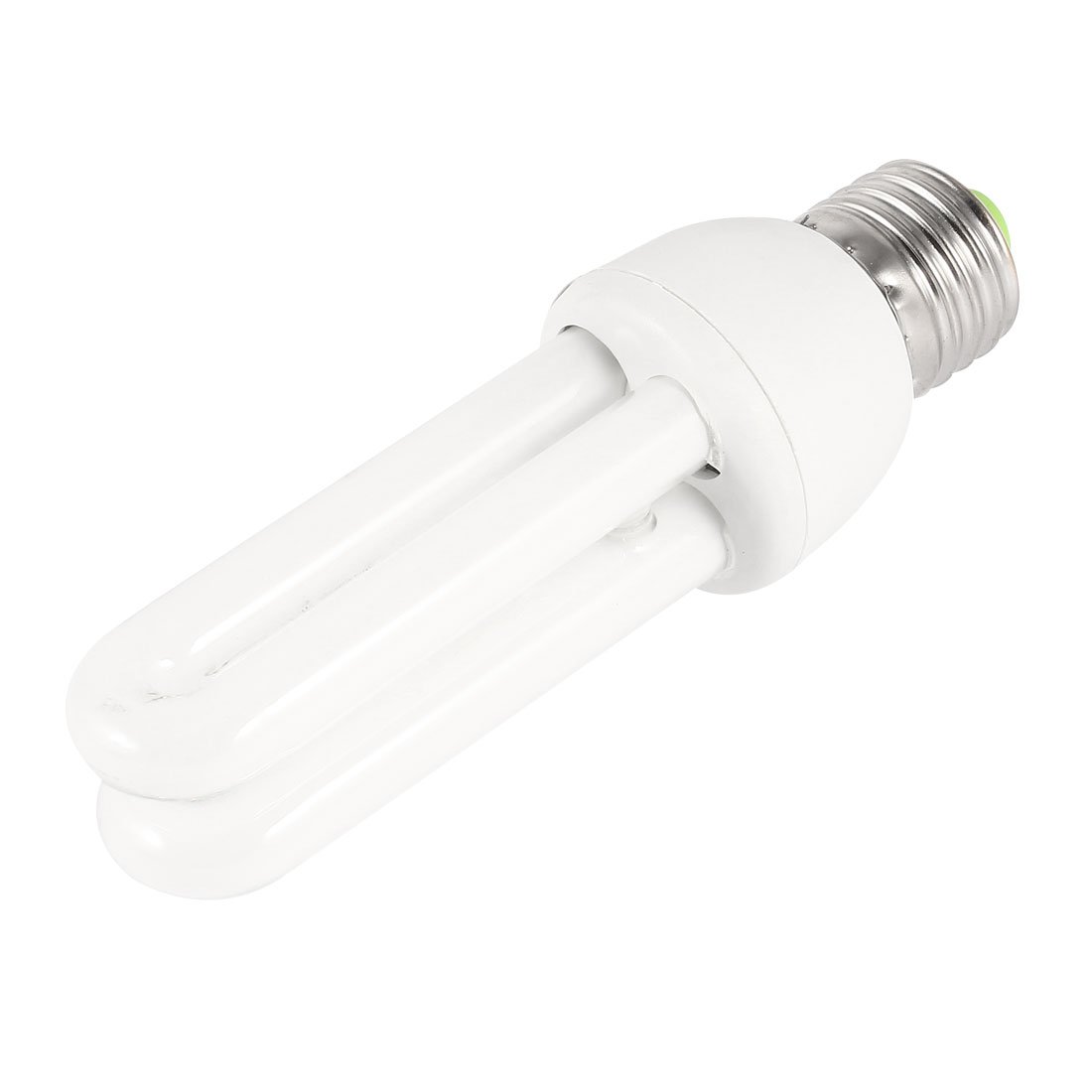 Ruilogod Pokój E27 Wkręt White Light Bulb Fluorescent Lamp 2U 11W AC AC180-240V