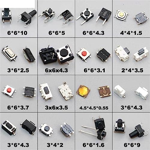 Bouton Poussoir Interrupteur Tactile Micro Mini pour Réparer Clé Auto Usée et Bloquée - 4