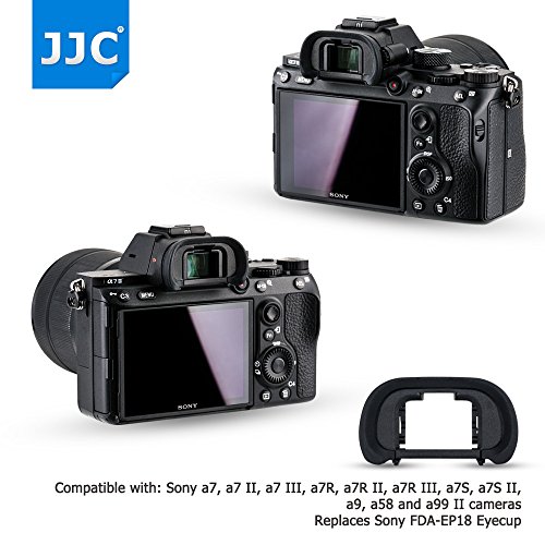 2 Pack Camera Eyecup Eye Cup Eyepiece Spare Replacement For Sony A9Ii A7Riv A7Riii A7Iii A7Rii A7Sii A7Ii A7R A7S A7 A9 A99Ii A58, Replaces Sony Fda-Ep18 Fda-Ep16 Fda-Ep15 #TOP2