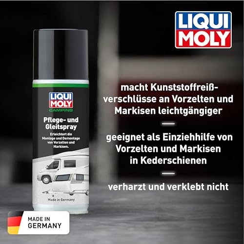 LIQUI MOLY Camping Pflege- und Gleitspray | 200 ml | Reinigung / Pflege / Wartung | Art.-Nr.: 21808