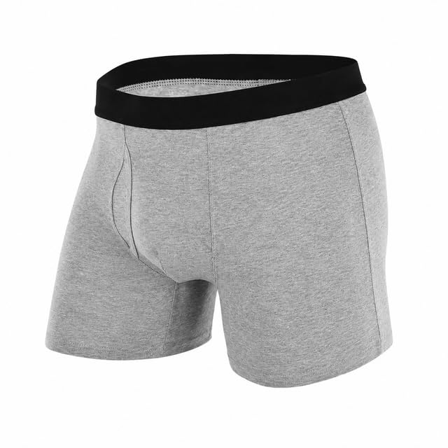 Men's Comfort Cotton Briefs Innerwear Soft Solid Colour-image-2