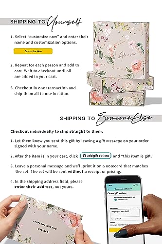 Sincerely, Me Personalized Bridesmaid Proposal Gift Set with Blush and Pink Bridesmaid Gifts in Proposal Box (PB1)