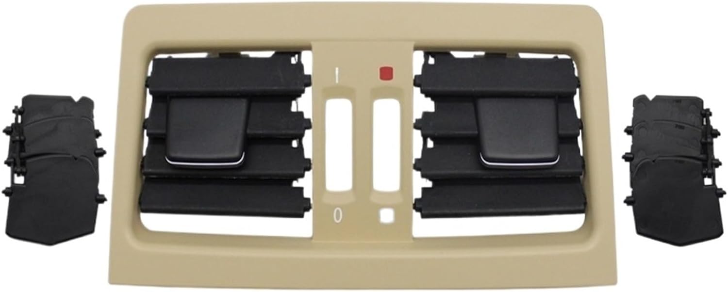 Car Rear Center Console Heater Vent Grille Air Panel Fit For BMW 3 Series E90 E91 335i 328i 318i 325i 330i 320i 2005-2012(E90 E91 Beige)