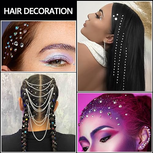 NIACONN-Purple-Face-Jewels-Gems-Stick-On-10-Sheets1410-Particles-Self-Adhesive-Rhinestone-Hair-Gems-Stickers-for-Makeup-DIY