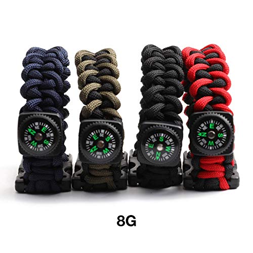 decaden 1 Pcs/Pack USB 2.0 Portable Mini Flash Drive with Super Thin Small Knot Rope Bracelet Waterproof Compass,Color Random