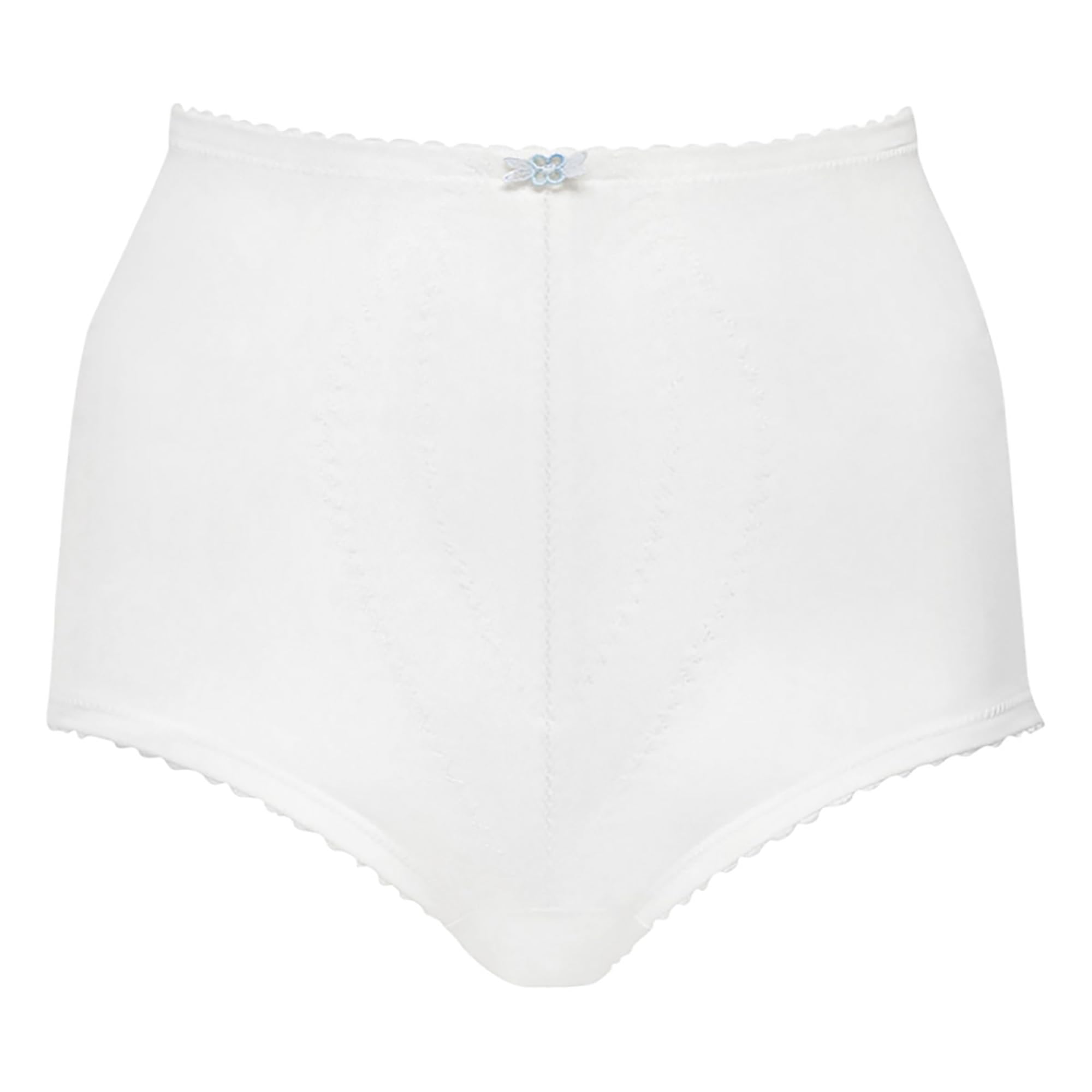 Playtex Guaina Intimo Modellante in Microfibra - Regina di Quadri Donna x1, Bianco, 2/S