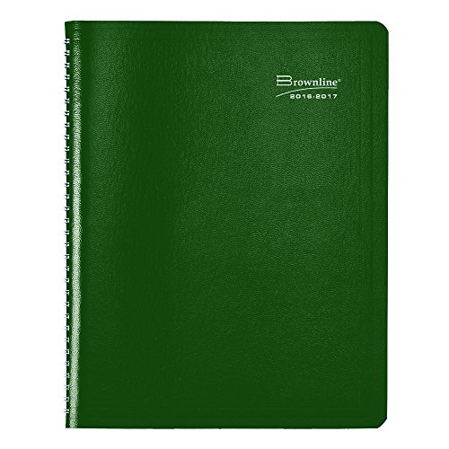 Brownline Monthly Academic Planner, July 2016 - August 2017, Assorted Colors, Color May Vary (CA701.ASX-17)