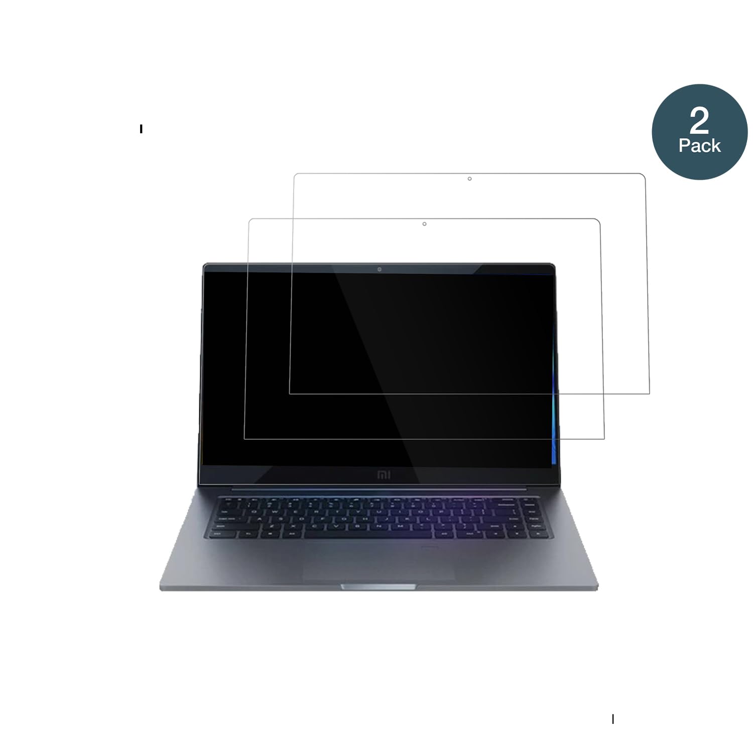 dipos 2x Pellicola Protettiva 9H per Xiaomi Mi Notebook 15.6 Zoll | Non si rompe e non si scheggia, non è vero vetro, Anti-Shock, si adatta perfettamente, antigraffio, senza bolle, autoadesiva