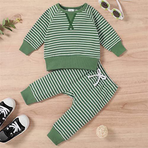 Zanjkr Bodies para bebês meninos, recém-nascidos, crianças, listrados, patchwork, blusa de manga com