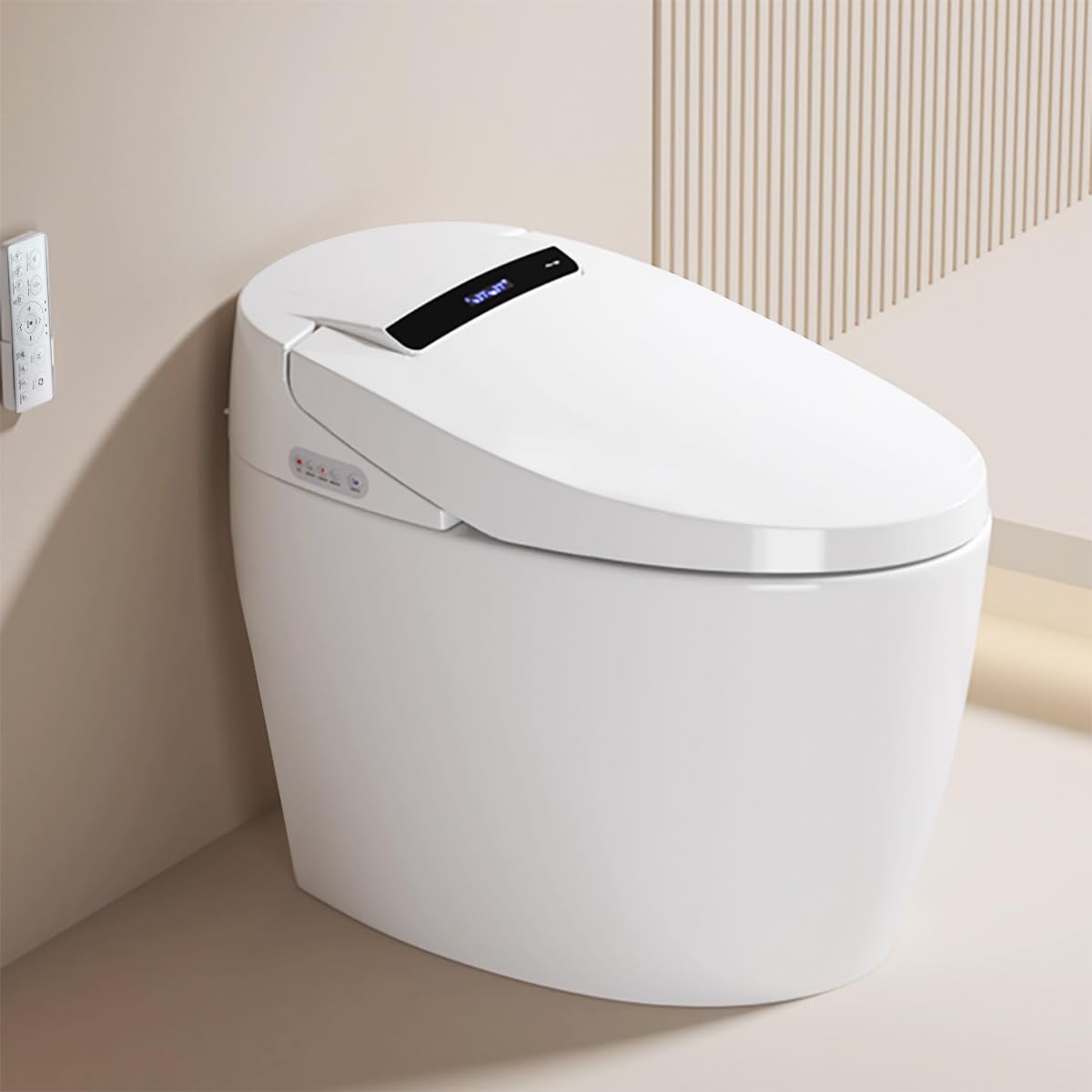 WinZo Smart Toilet with Bidet Built-In, Auto Flush, Heated Seat