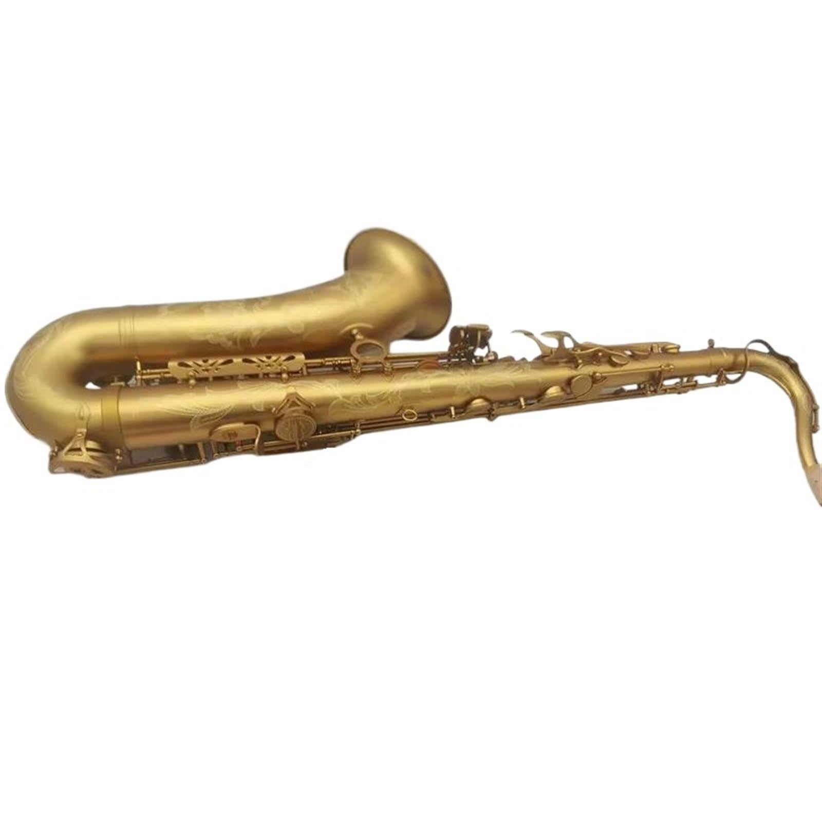 Saksofon Tenorowy Złoty Lakier Profesjonalny Saksofon Tenorowy Z Ustnikiem Na Szyję Stroikową profesjonalny Saksofon (Color : Ordinary bag)