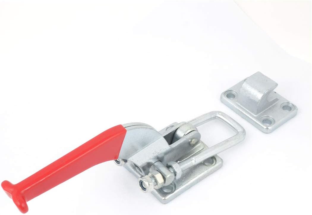 LD-40370 1818Kg Capacity Red Plastic Wrapped Handle Quick Holding Latch Type Toggle Clamp (71ccddcb97d4db0b0fcd5019128ffc88)