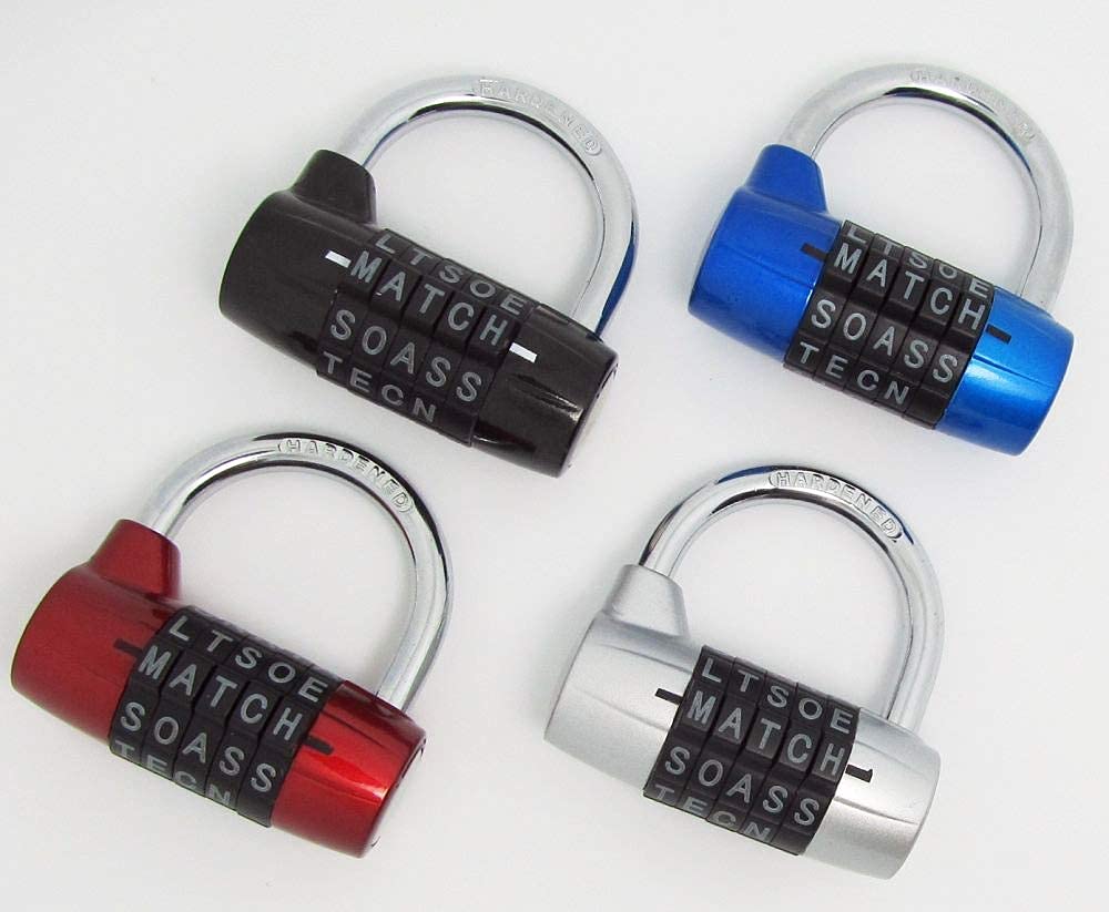 Candado de combinación, candado de Gimnasio, candado de combinación de 5 dígitos, candado de Seguridad, candado de Seguridad, candado de Viaje para Equipaje para Caja de Herramientas, Armario,