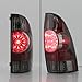 AKKON - For Factory Style Black Smoked 2005-2015 Toyota Tacoma LED Pair Tail Lights Brake Lamps Replacement