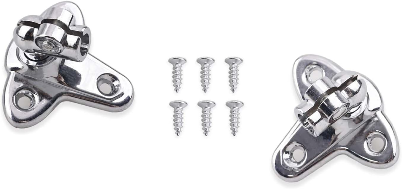 Sun Visor Support Brackets Compatible with 1955-58 Chevrolet Bel Air 150 210 Impala 1955 1956 1957 1958 - Pair