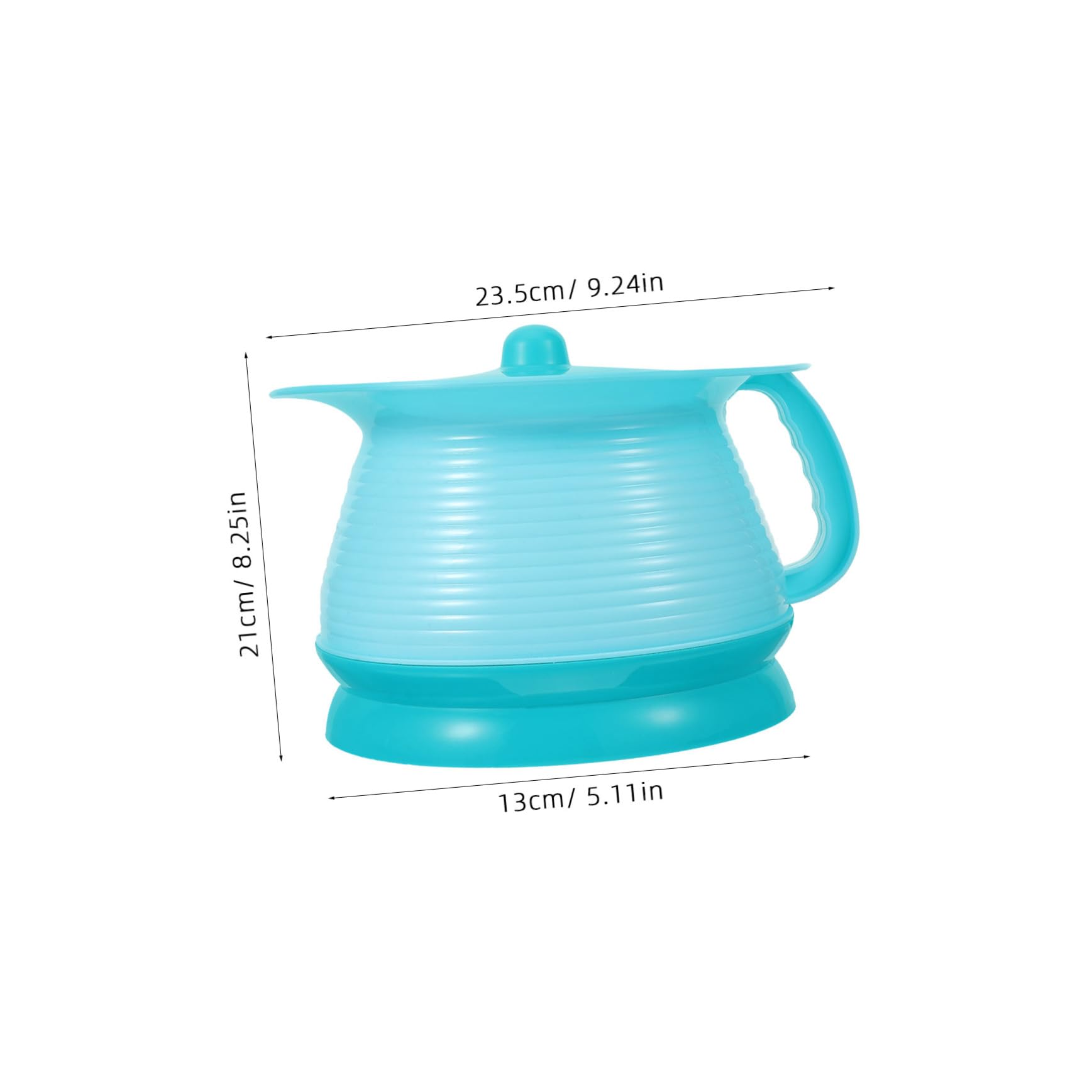 PERSELOSO Chamber Pot Portable Urinal for Boys and Lightweight Urine Pot with Handle and Lid for Potty Training Travel and Outdoor Use