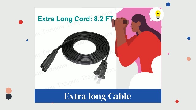 Amazon.com: 8.2ft Printer Power Cord for HP Deskjet 3755 2755 2732
