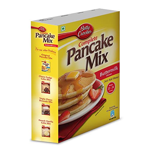 Betty Crocker Buttermilk Pancake Mix|Milk Chocolate Pan Cake Mix For Kids|No-Preservatives|500 Gm - Image 9 thumbnail