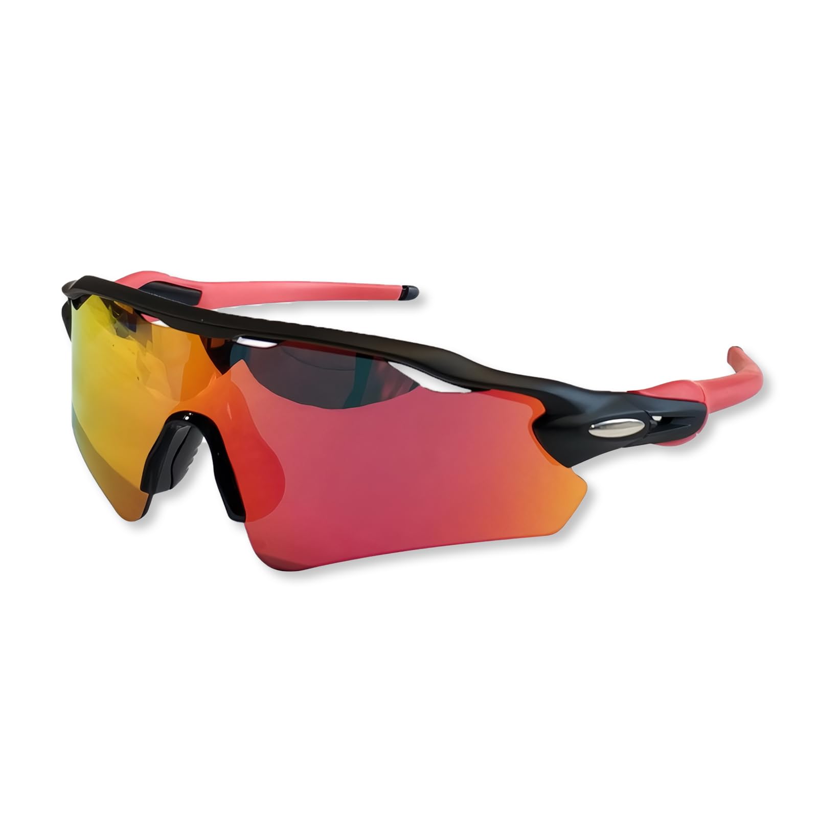 OLYSPM Cycling Glasses,Running Sunglasses,Sports Sunglasses with Windproof,Dustproof,UV Protection,Anti-glare,Cycling Sunglasses for Cycling,Running,Climbing and Skiing