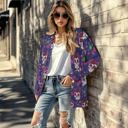 Image of Cardigan for Women Long Sweater Open Front Sweaters Fashion Lightweight Cardigans with Pockets