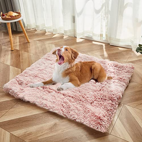 WERDIM Alfombrillas de cama para perros y gatos suaves, suaves, suaves, para mascotas, para perros y gatos pequeños, medianos y grandes, color rosa degradado, 20 x 24 pulgadas Cover