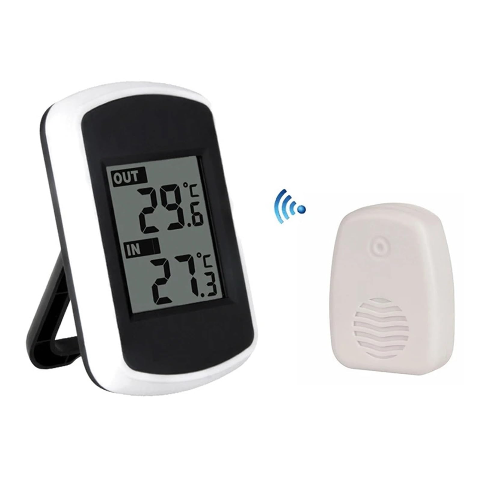 Bezprzewodowa stacja termometrów cyfrowych LCD do użytku wewnętrznego/zewnętrznego Miernik temperatury w biurze domowym -40~60°C Narzędzia testowe