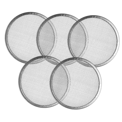 Abaodam 5 Pantallas De Germinación De Acero Inoxidable Tapas Cubiertas para Brotes Filtros Coladores para Tarros Mason Accesorios para Tapas De Tarros Mason Tapa De Pantalla