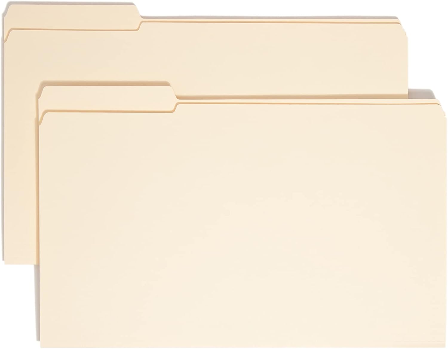 Smead File Folder, Reinforced 1/3-Cut Tab, Left Position, Legal Size, Manila, 100 per Box (15335)