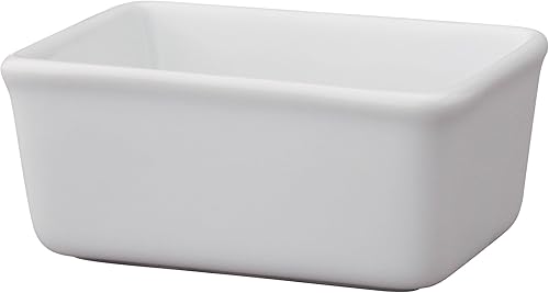 Miniatura 6 de HIC Kitchen Juego de azúcar y crema, porcelana blanca fina, juego de 2 piezas