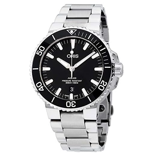 Oris Aquis Reloj de Hombre automático 44mm Correa de Acero 01 733 7730 4134-MB