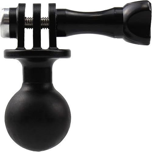 Miniatura 3 de Soporte de bola para GoPro Hero 13 12 11 10 9 8 7 6 5 4 3+ 3 Negro 2018 Max Session Fusion, Osmo Action, AKASO, SJCAM Cámara - Adaptador de montaje